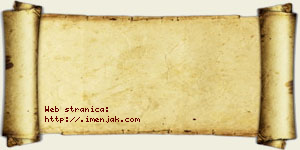 Mila Jaćimović vizit kartica